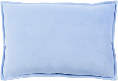 Aneth Blue Square Throw Pillow