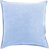 Aneth Blue Square Throw Pillow