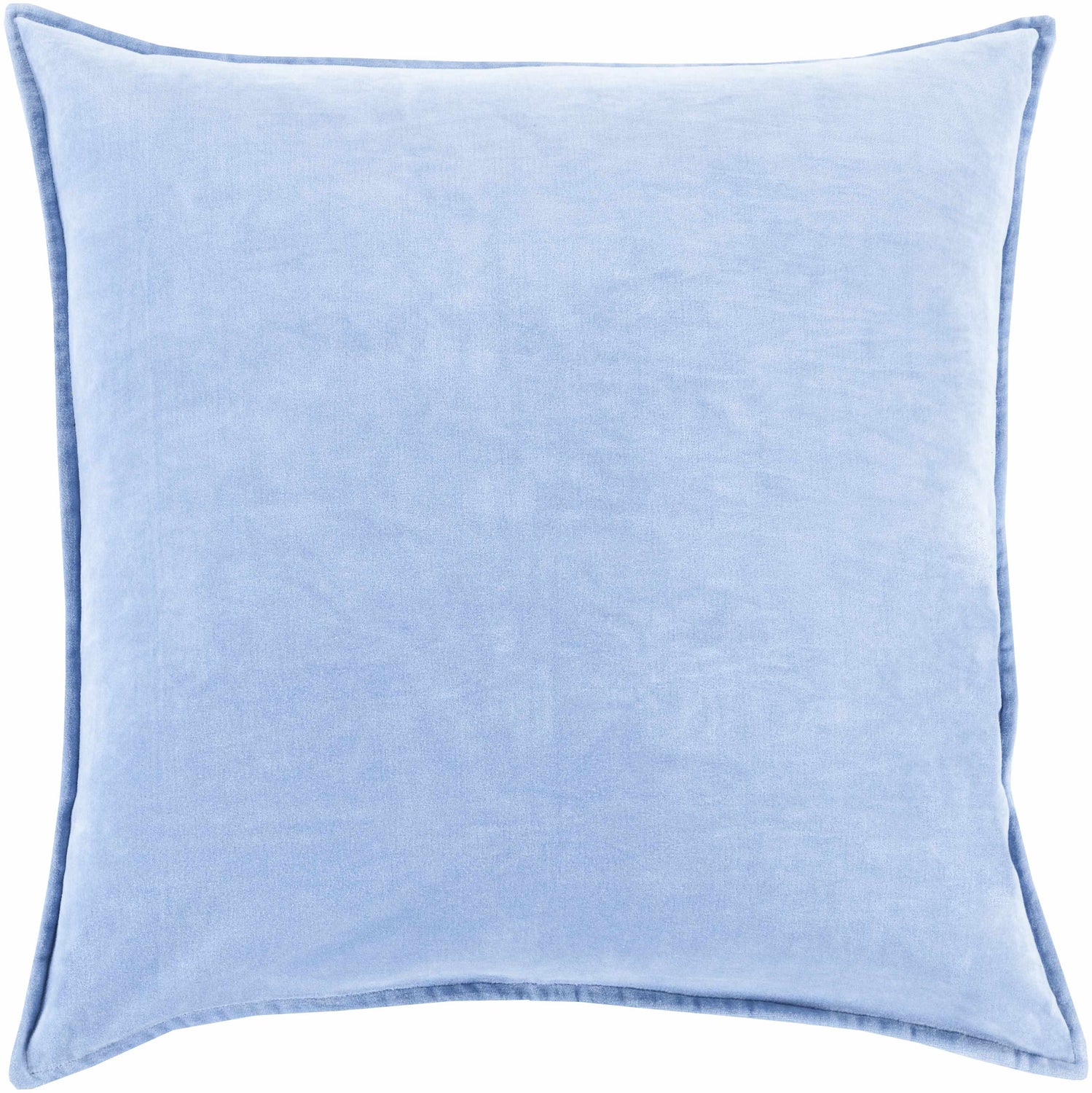Aneth Blue Square Throw Pillow