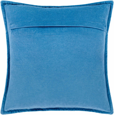 Aneth Blue Square Throw Pillow