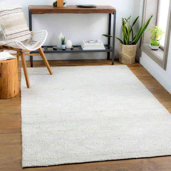 Angaston Beige Hand-Woven Jute Rug