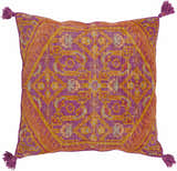 Antlers Purple Bohemian Throw Pillow - Clearance