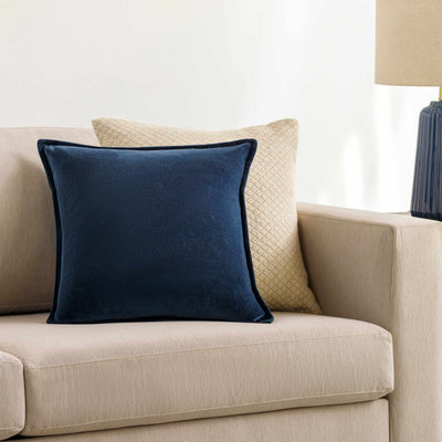 Antrim Navy Square Throw Pillow