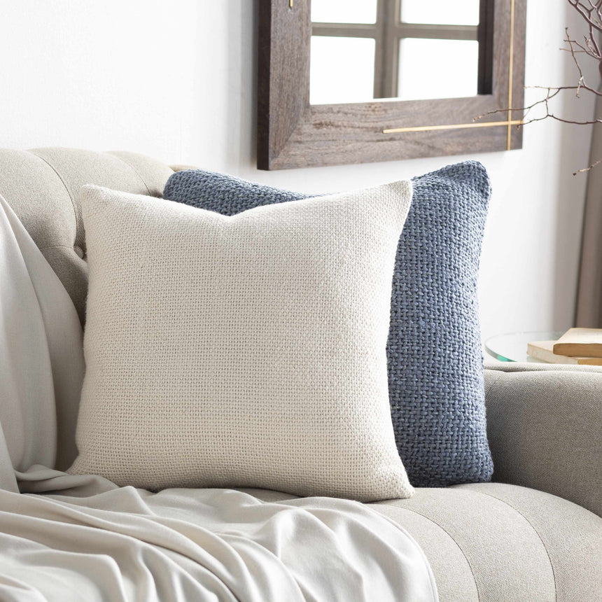 Anxo Cream Square Throw Pillow