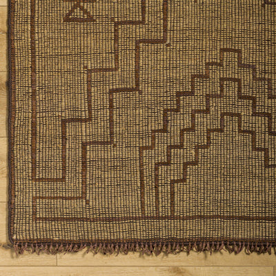 Aoko Jute & Leather Rug