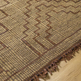 Aoko Jute & Leather Rug - Clearance