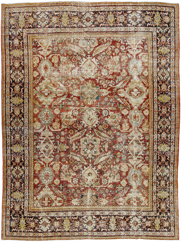 Unique Hand Knotted 9x11 Rug