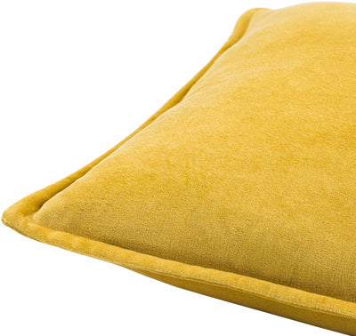 Araban Mustard Square Throw Pillow