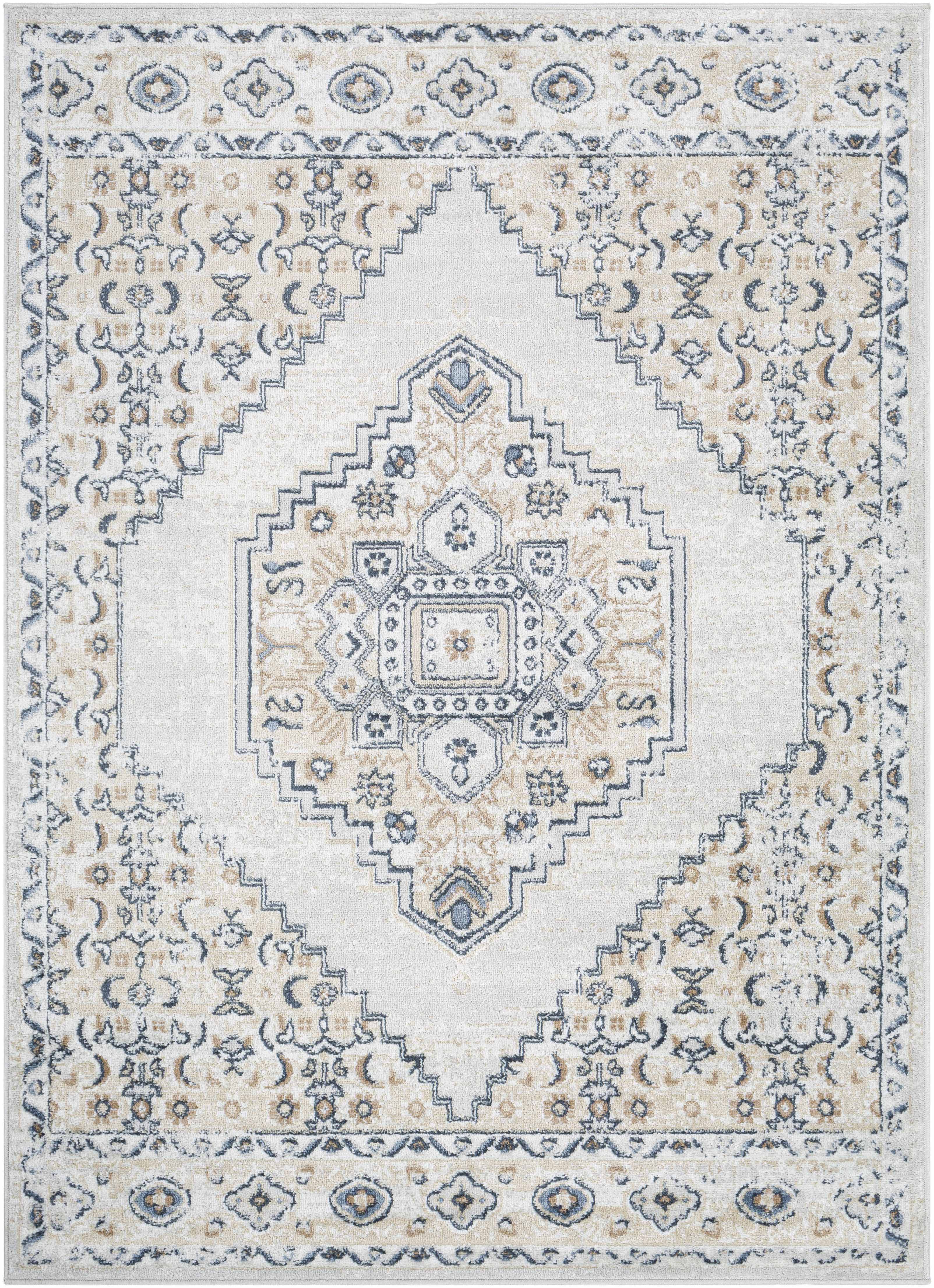 Reverse side of Araluen Area Rug - Clearance, focusing on underside structure and material.Traditional Area Rug Backing  5'2" x 7' Rectangle