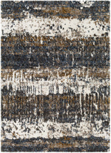 Arboles Abstract Lined Plush Area Rug
