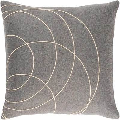Ardglass Grey Swirl Pattern Accent Pillow - Clearance