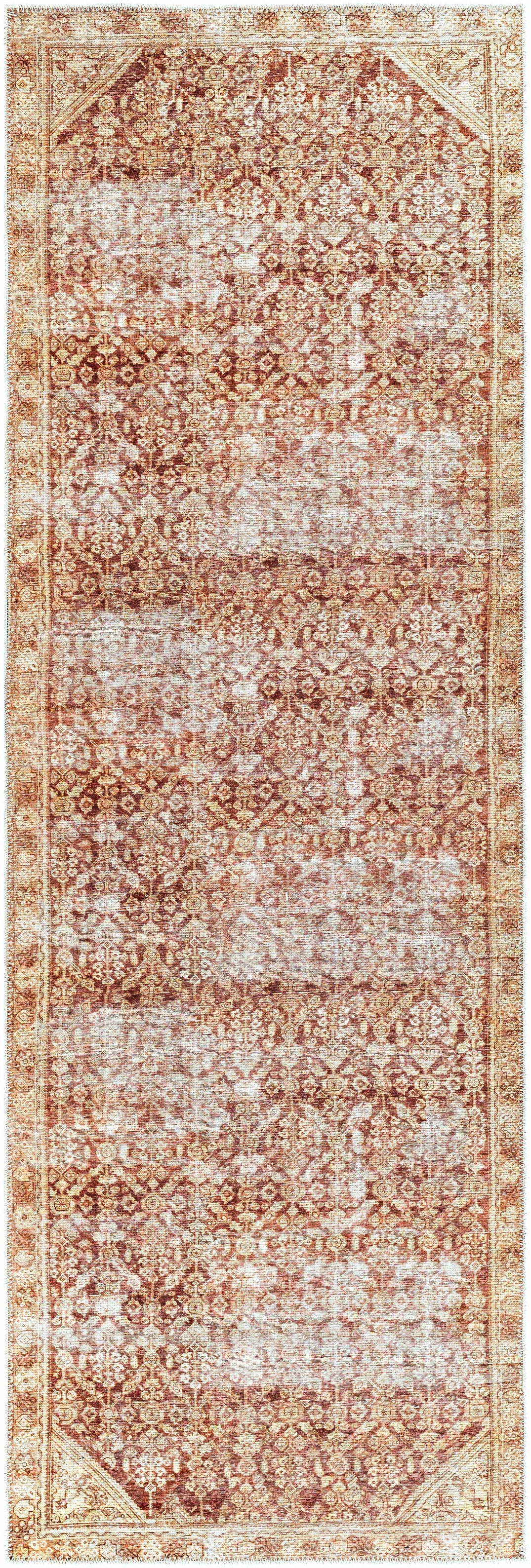 Argao Brown&Mustard Washable Area Rug - Clearance – Boutique Rugs