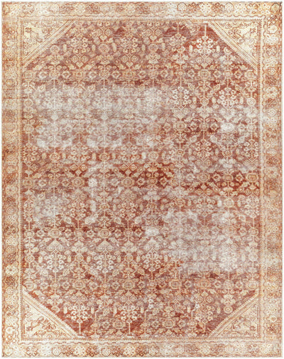 Argao Brown&Mustard Washable Area Rug - Clearance