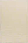 Argonia Area Carpet, a hand woven wool rug. Light beige with light olive floral medallion pattern. Coastal, contemporary style. Design-Rectangle-58