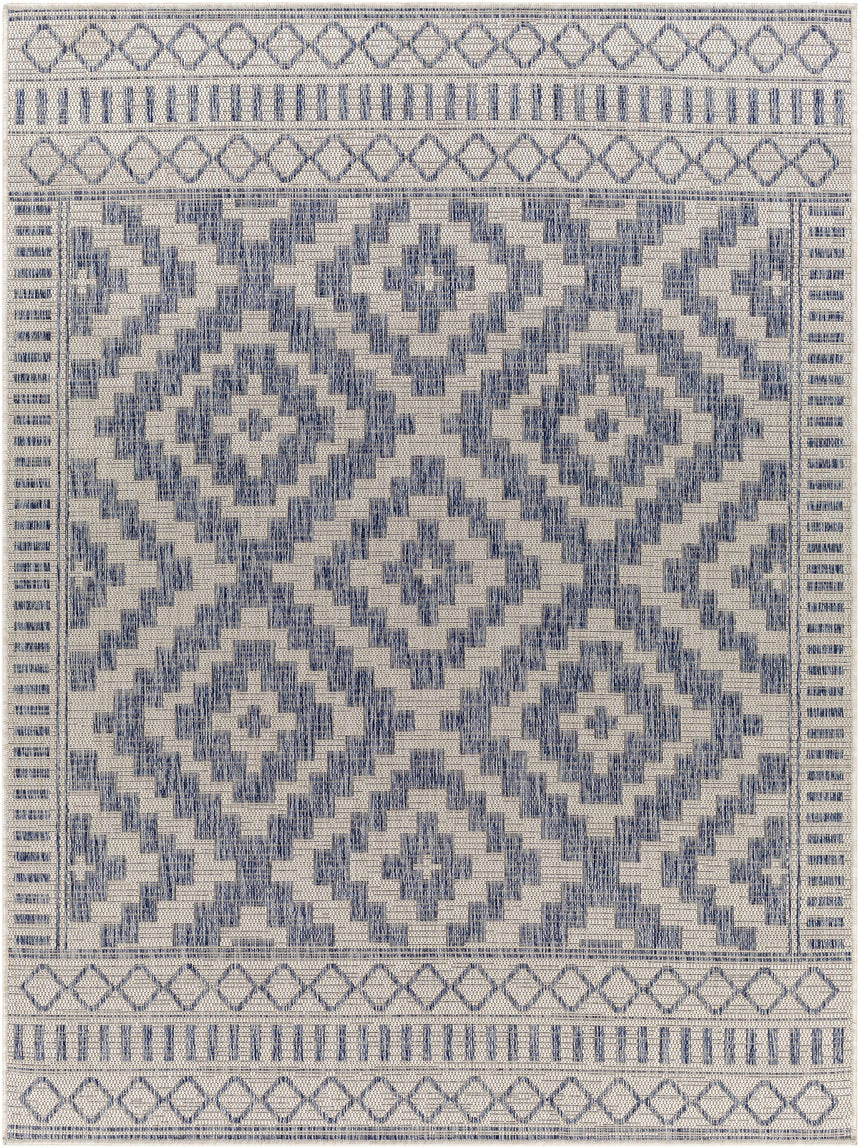 Kabala Dark Blue Area Rug - Clearance