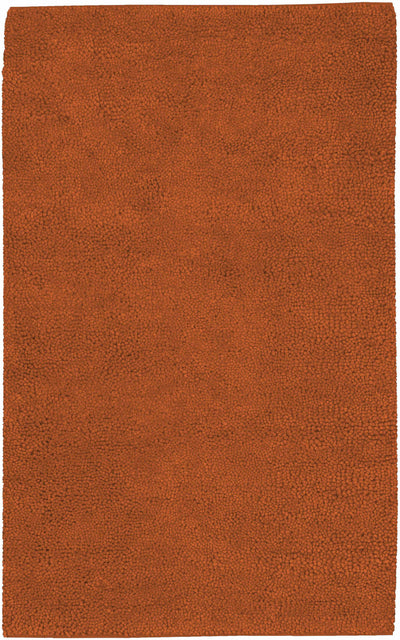 Frederika Solid Brown Wool Shag carpet - Clearance