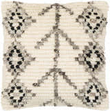 Arrochar Cream Geometric Textured Throw Pillow - Clearance