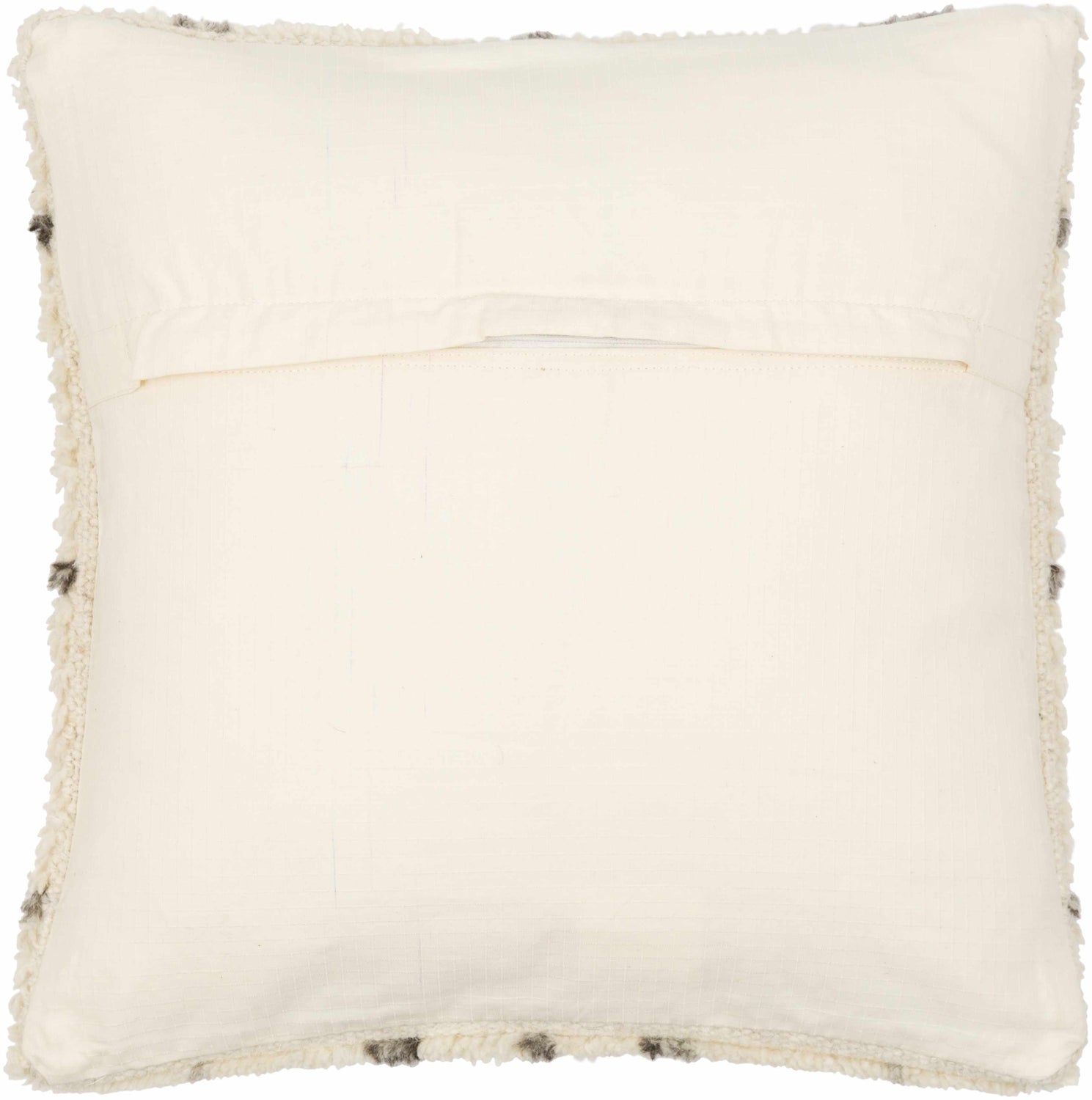 Arrochar Cream Geometric Textured Throw Pillow - Clearance