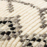 Arrochar Cream Geometric Textured Throw Pillow - Clearance