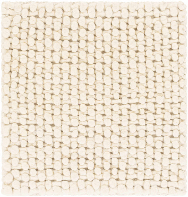 Lucerne Plain Cream Wool Rug LNE-1000