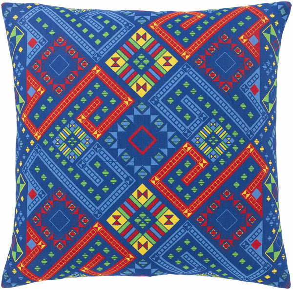 Aspatria Vibrant Geometric Abstract Accent Pillow - Clearance