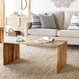 Atabayan Rectangle Wooden Coffee Table