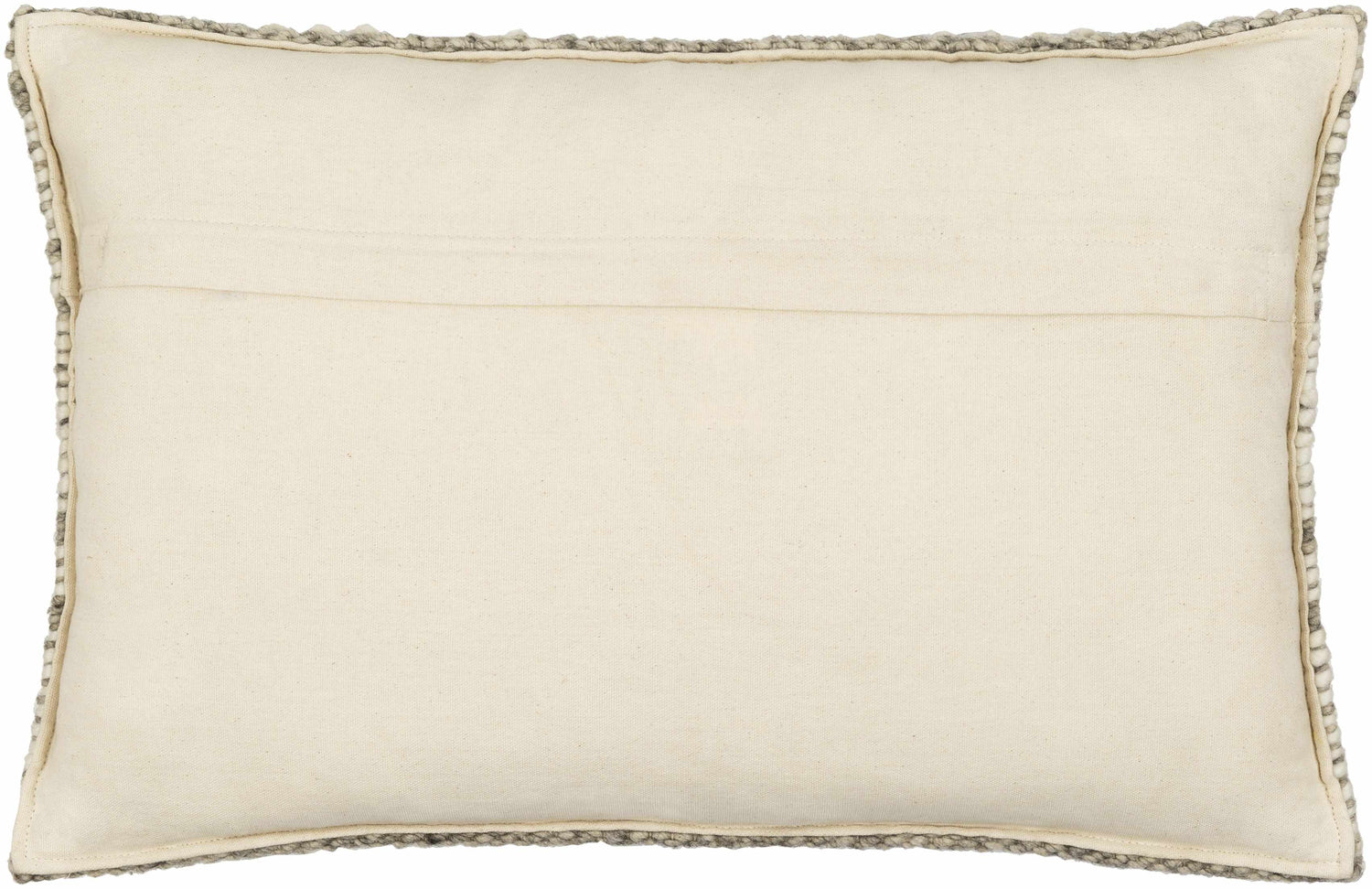 Atascocita Cream Wool&Cotton Throw Pillow