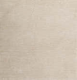 Close-up of the beige Atlas Carpet, featuring a subtle horizontal striped pattern and hand-knotted texture. Swatch