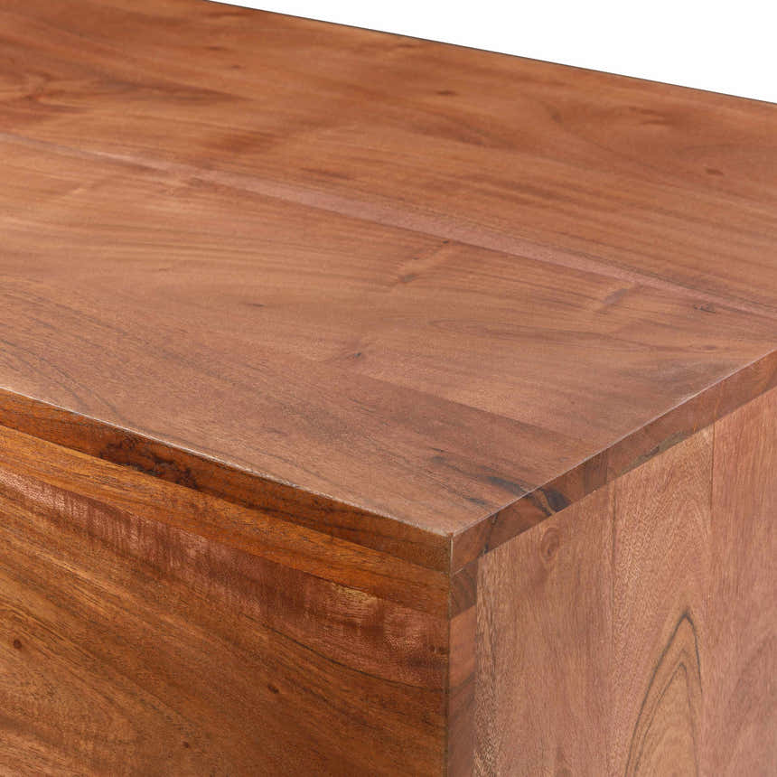 Aumbay Walnut Wooden  Coffee Table