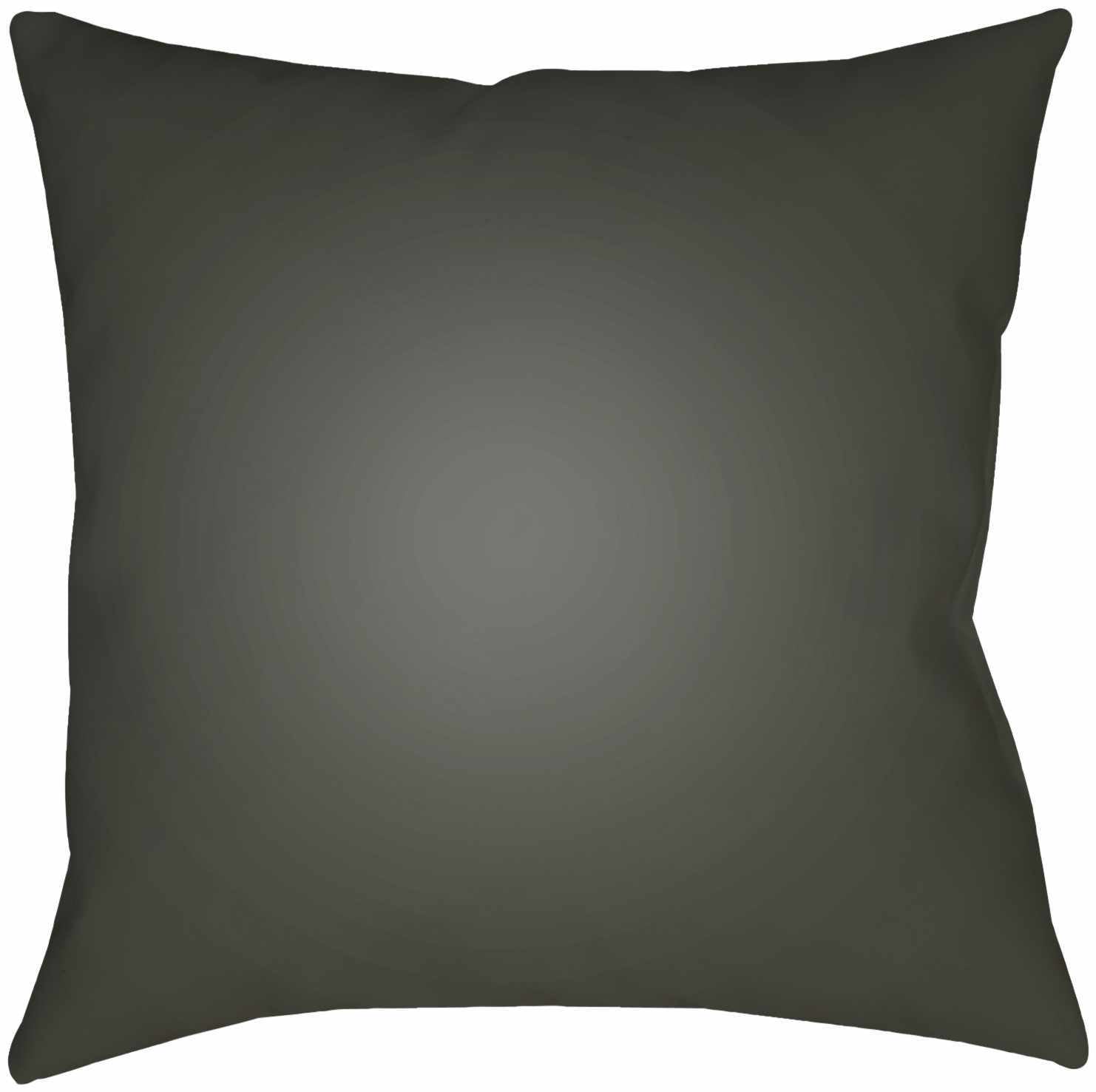 Halloween Eek Print Gray Outdoor Pillow