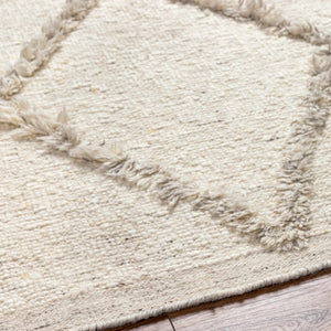 Awen Cream Wool Area Rug