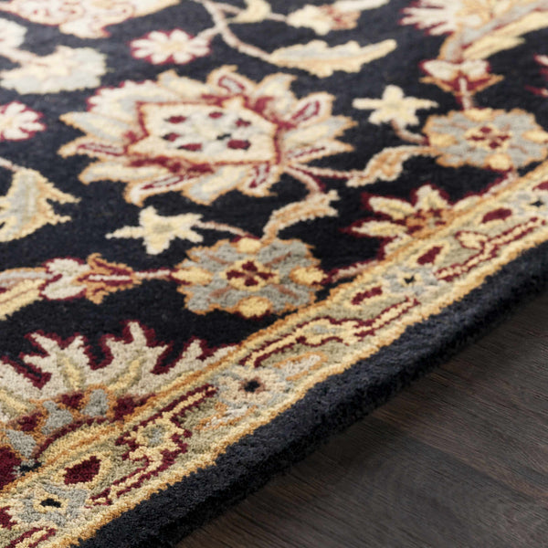 Blomkest Black&Yellow Traditional Wool Carpet - Promo