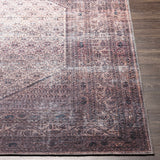 Dusty Pink Bagacay Distressed Washable Area Rug - Clearance