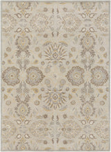 Conesus 1192 Hand Tufted Ivory&Taupe Wool Rug