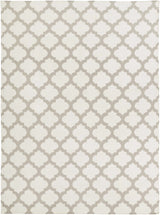 Banks Ivory/Gray Trellis Wool Rug - Clearance