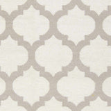 Banks Ivory/Gray Trellis Wool Rug - Clearance