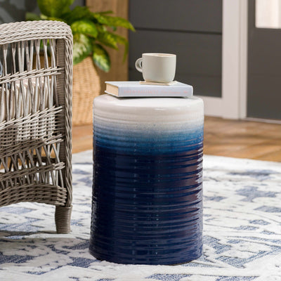 Blue&White Ceramic Stool Table