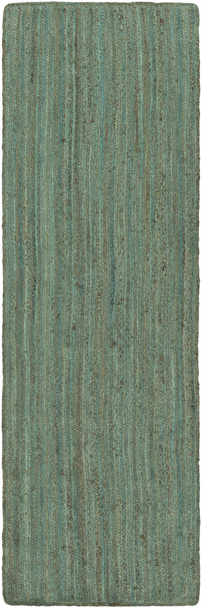 Barksdale Green Hand Woven Jute - Clearance