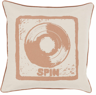 Barlborough Retro Vinyl Record Accent Pillow - Clearance