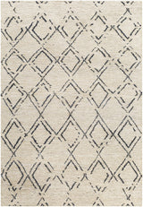 Barlig Beige Trellis Jute Carpet - Clearance