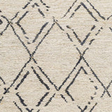 Barlig Beige Trellis Jute Carpet - Clearance