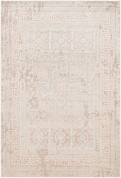 Terlingua Blush Greek Mosaic Carpet - Clearance