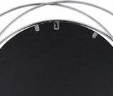 Basay Round Silver Gray Mirror