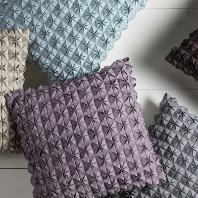 Baskett Gray Geometric Throw Pillow - Clearance