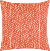 Bayat Orange Chevron Pattern Accent Pillow - Clearance