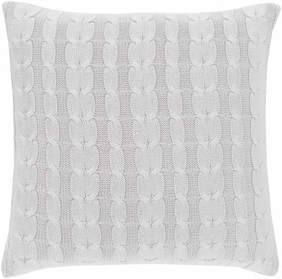 Beachmere Slate Knitted Accent Pillow - Clearance