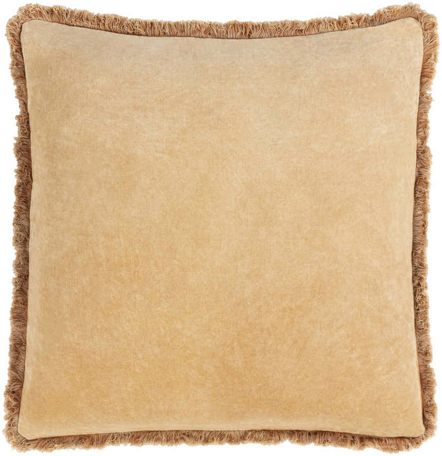 Beecher Camel Square Throw Pillow - Clearance