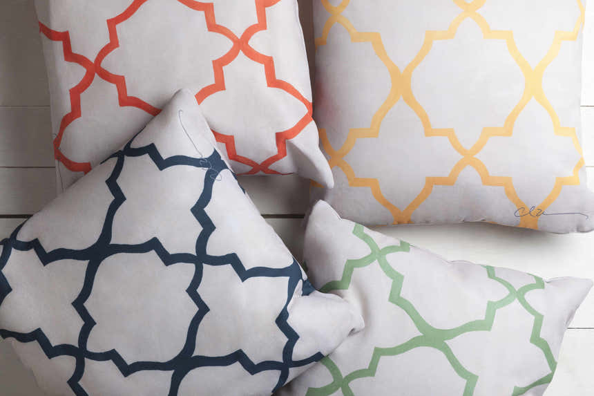 Bacolor Outdoor Throw Pillow