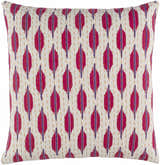 Bedworth Red Ikat Pattern Throw Pillow - Clearance
