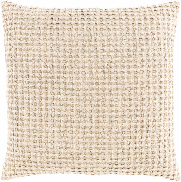 Beecroft Tan Square Throw Pillow